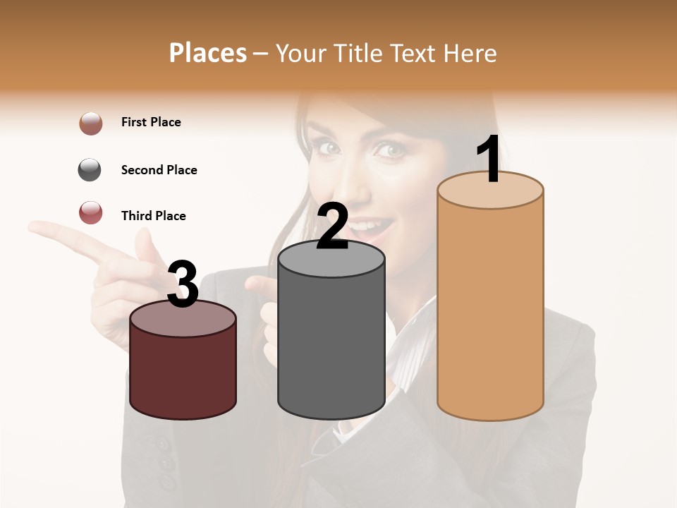 Face Young Standing PowerPoint Template