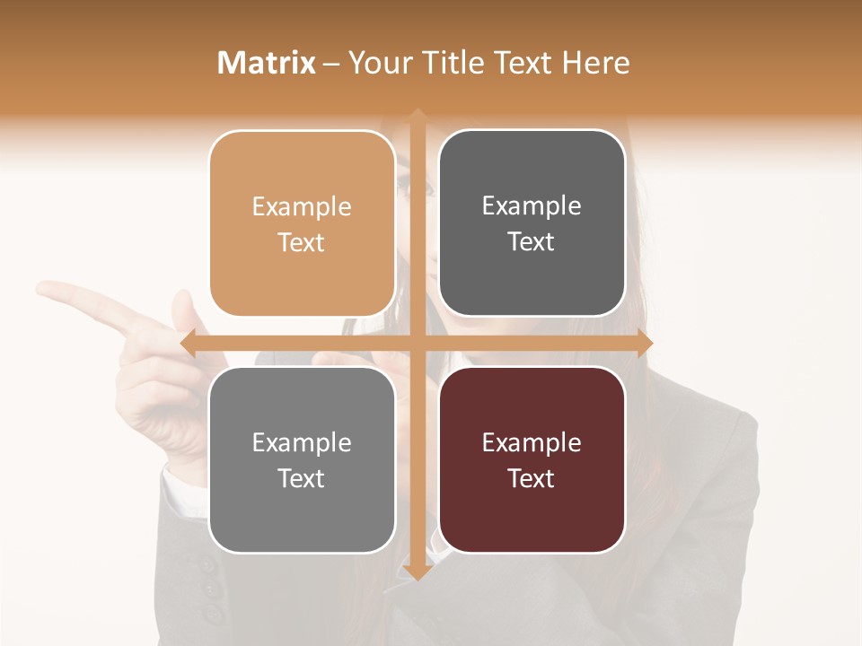 Face Young Standing PowerPoint Template