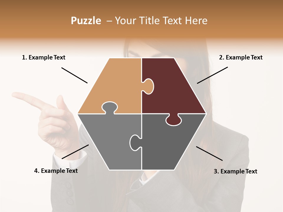 Face Young Standing PowerPoint Template