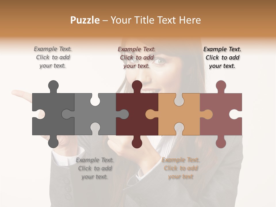 Face Young Standing PowerPoint Template