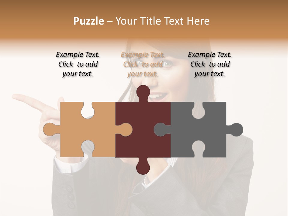 Face Young Standing PowerPoint Template