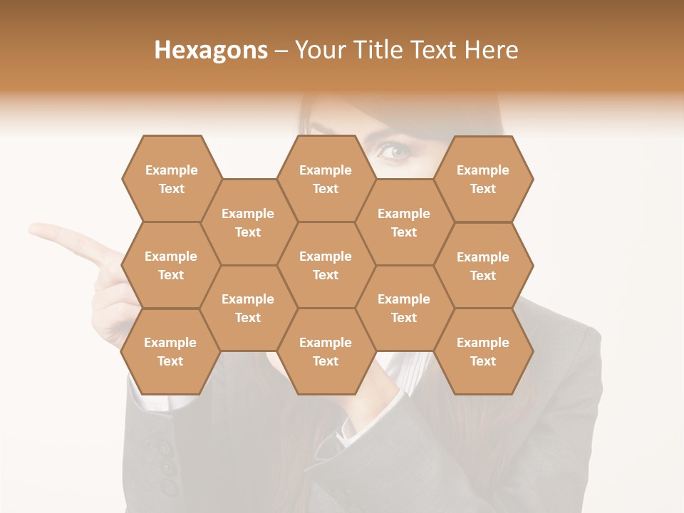 Face Young Standing PowerPoint Template