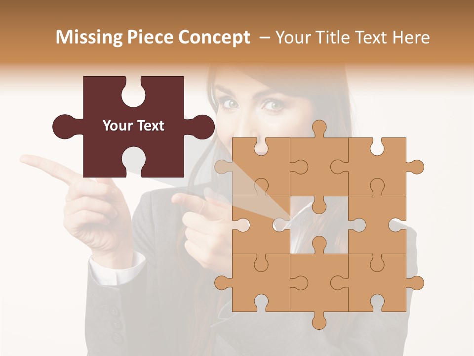 Face Young Standing PowerPoint Template