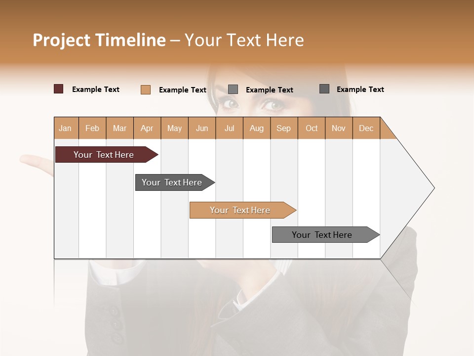 Face Young Standing PowerPoint Template