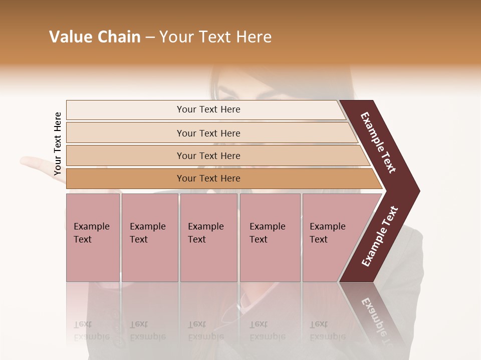 Face Young Standing PowerPoint Template
