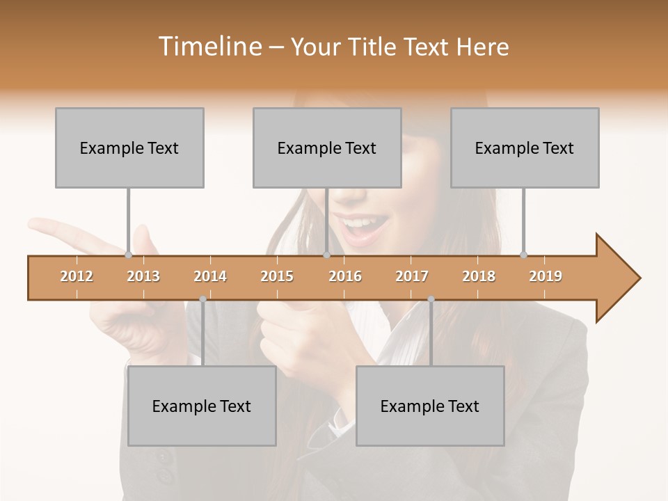 Face Young Standing PowerPoint Template