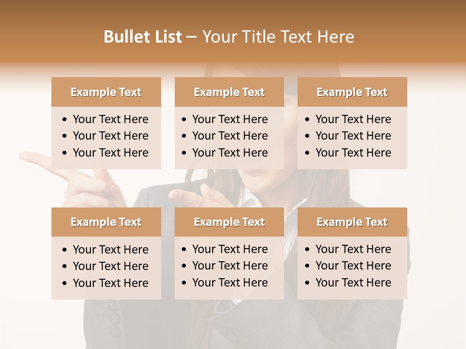 Face Young Standing PowerPoint Template