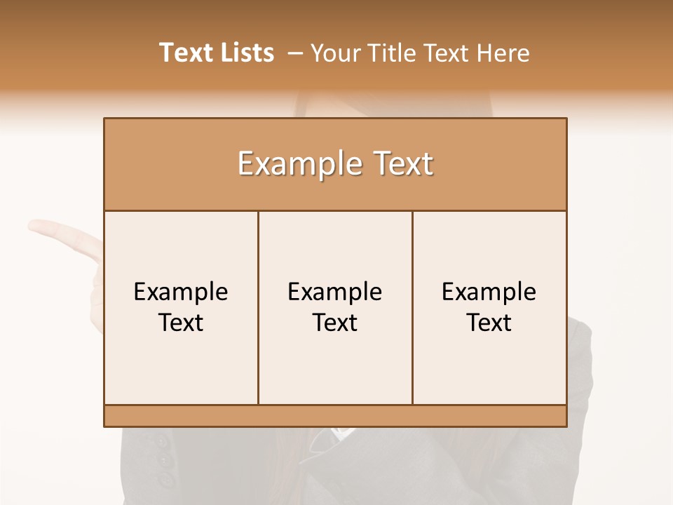 Face Young Standing PowerPoint Template