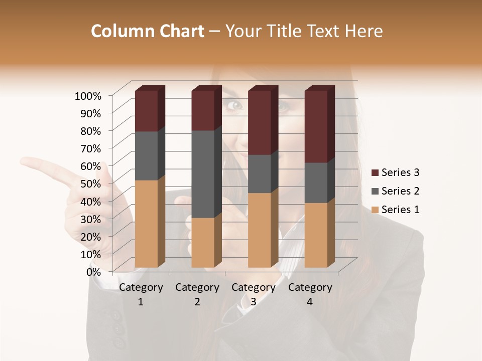 Face Young Standing PowerPoint Template