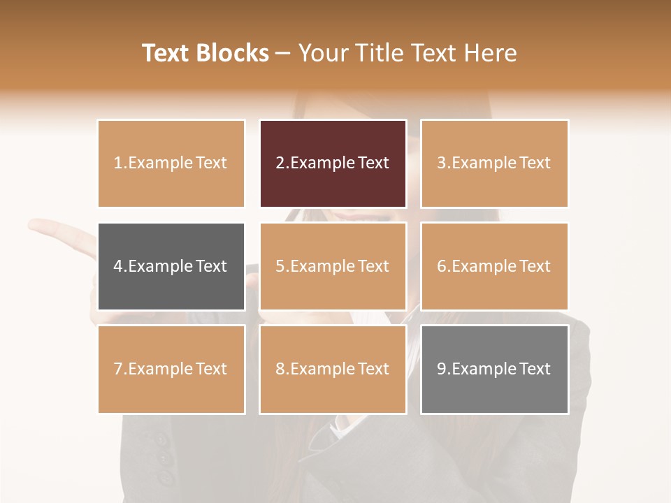 Face Young Standing PowerPoint Template