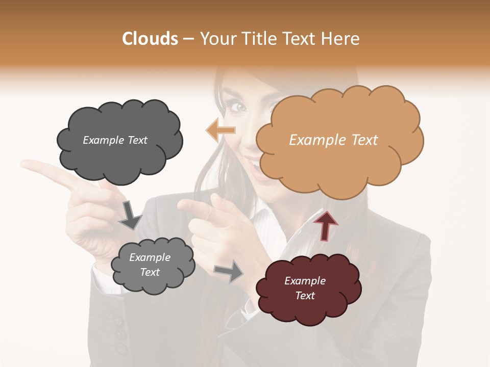 Face Young Standing PowerPoint Template