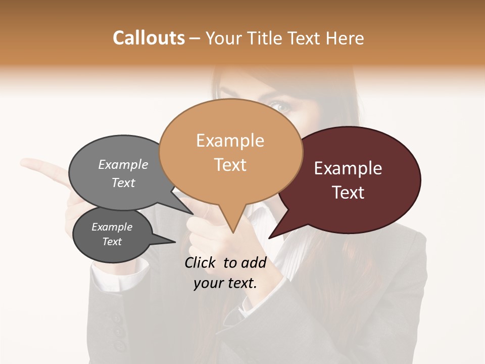 Face Young Standing PowerPoint Template