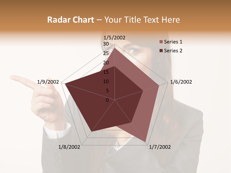 Face Young Standing PowerPoint Template