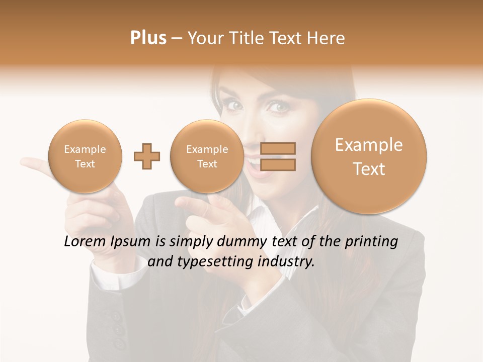 Face Young Standing PowerPoint Template