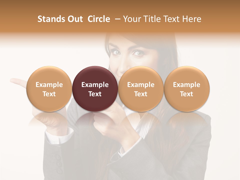 Face Young Standing PowerPoint Template