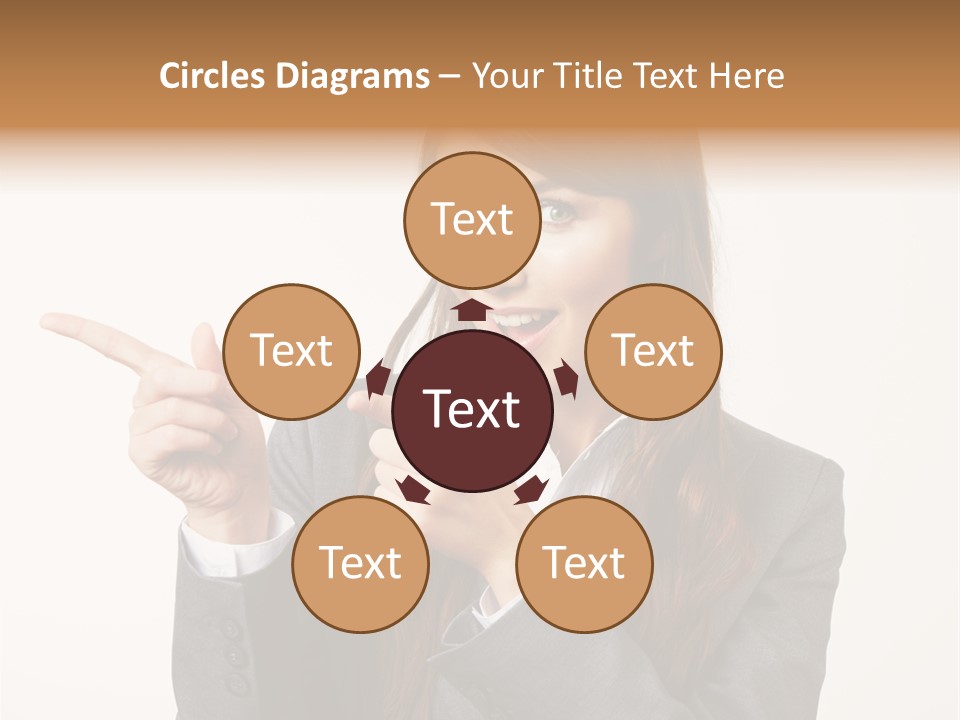 Face Young Standing PowerPoint Template