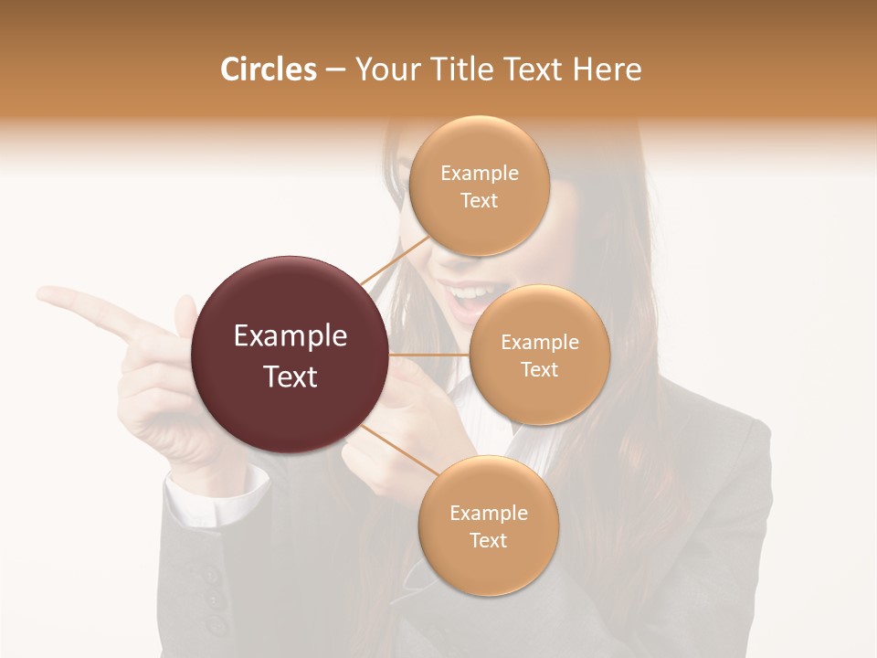 Face Young Standing PowerPoint Template