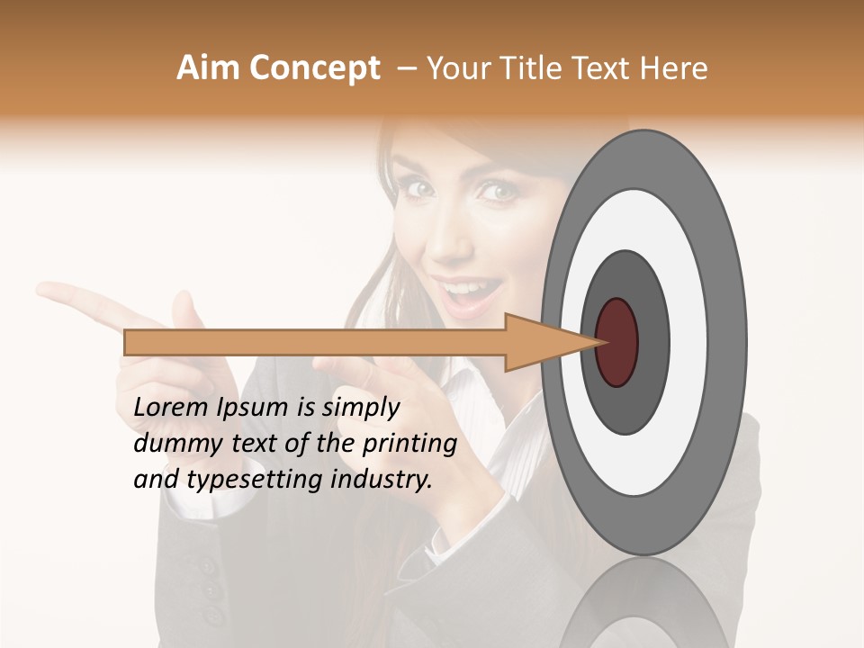 Face Young Standing PowerPoint Template