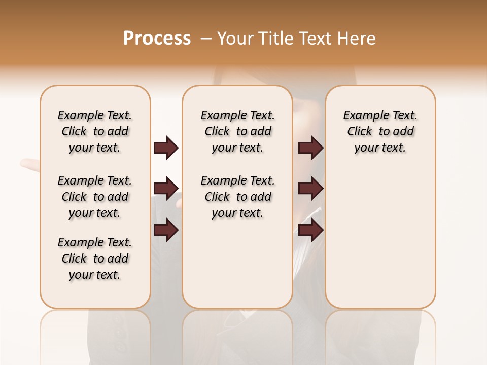 Face Young Standing PowerPoint Template