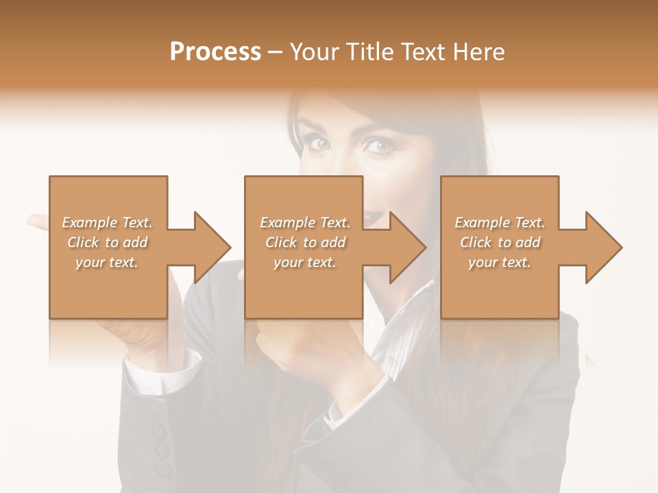 Face Young Standing PowerPoint Template