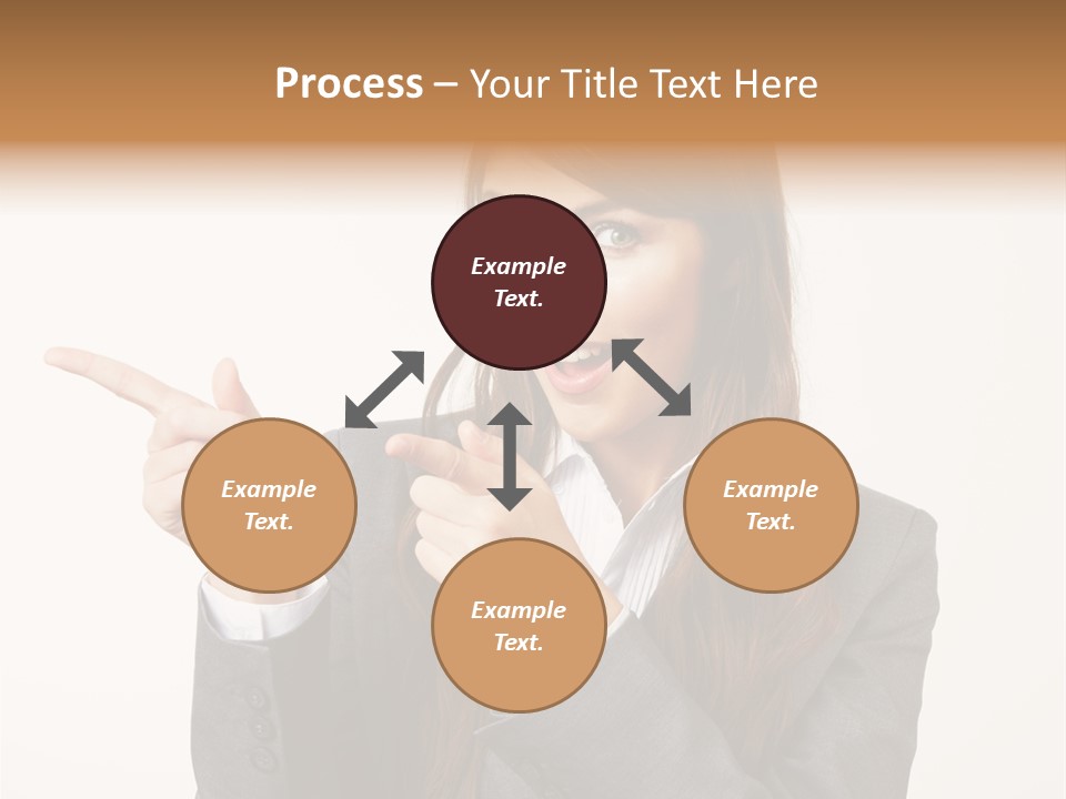 Face Young Standing PowerPoint Template