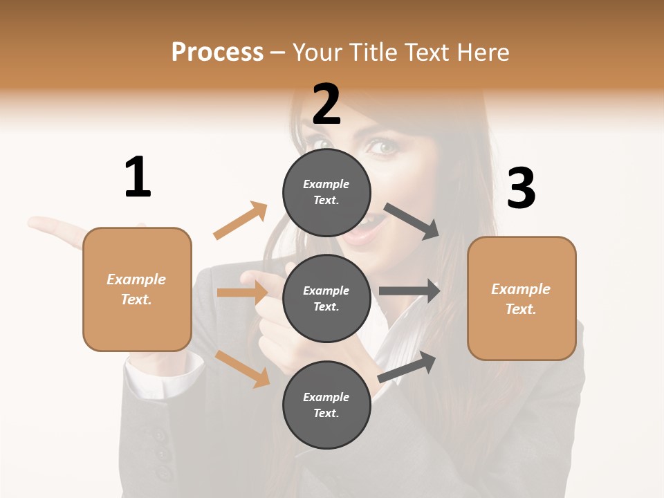 Face Young Standing PowerPoint Template
