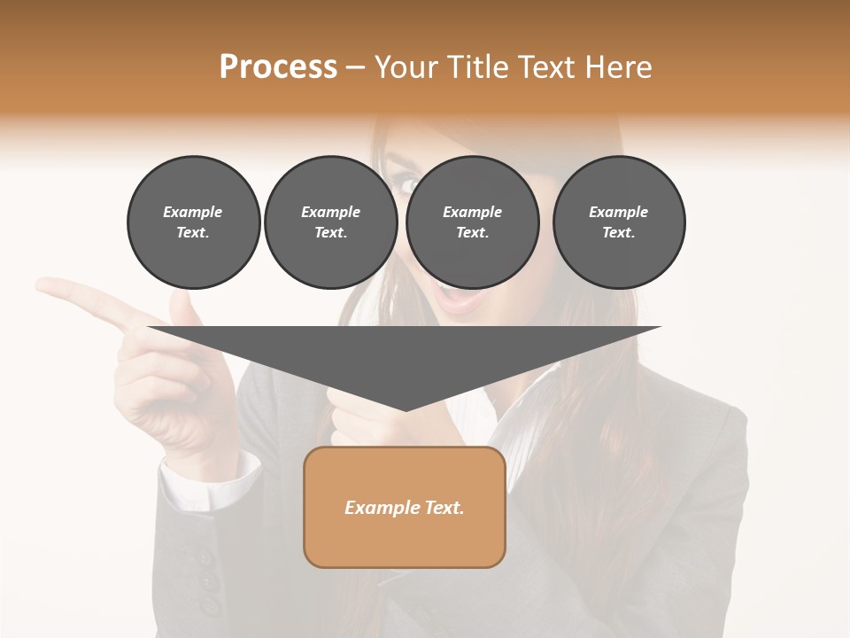 Face Young Standing PowerPoint Template