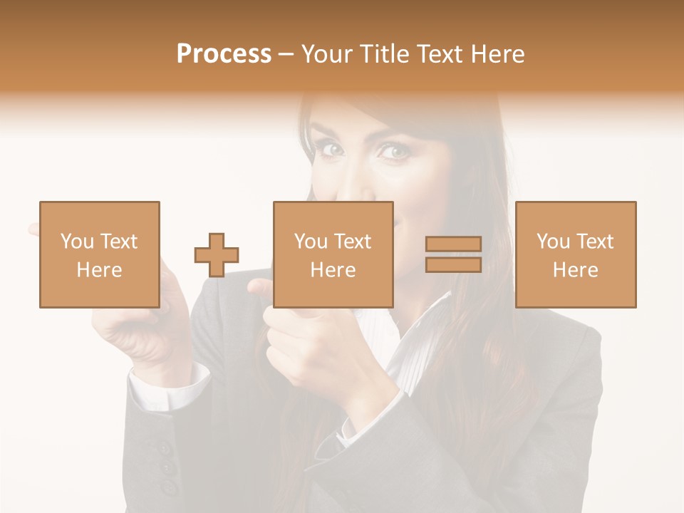 Face Young Standing PowerPoint Template