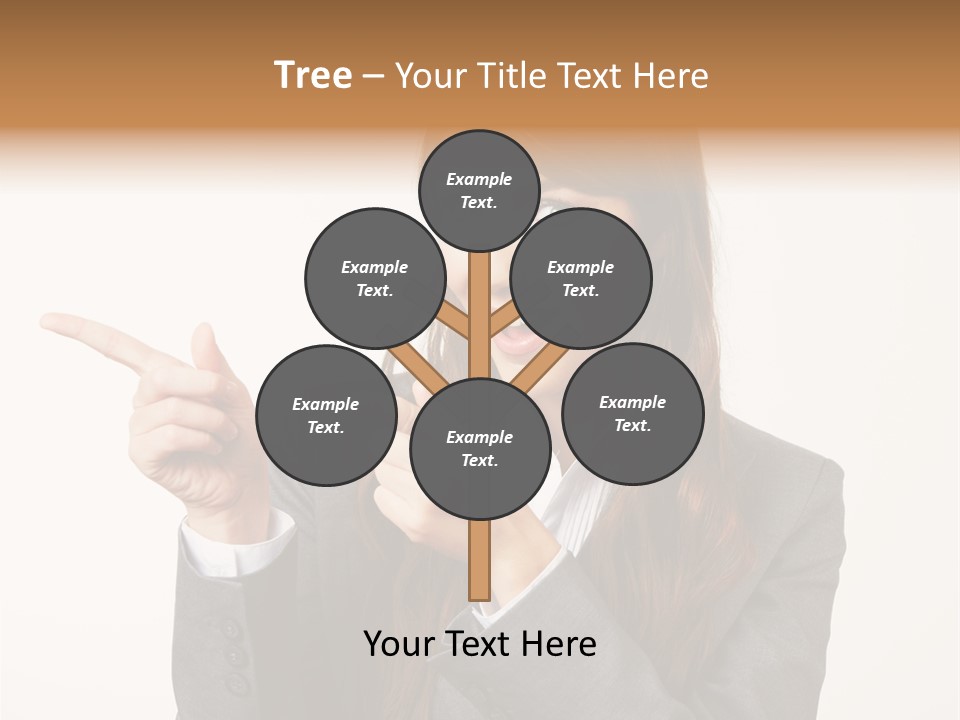 Face Young Standing PowerPoint Template