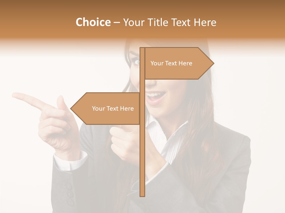 Face Young Standing PowerPoint Template