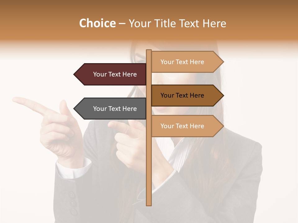 Face Young Standing PowerPoint Template