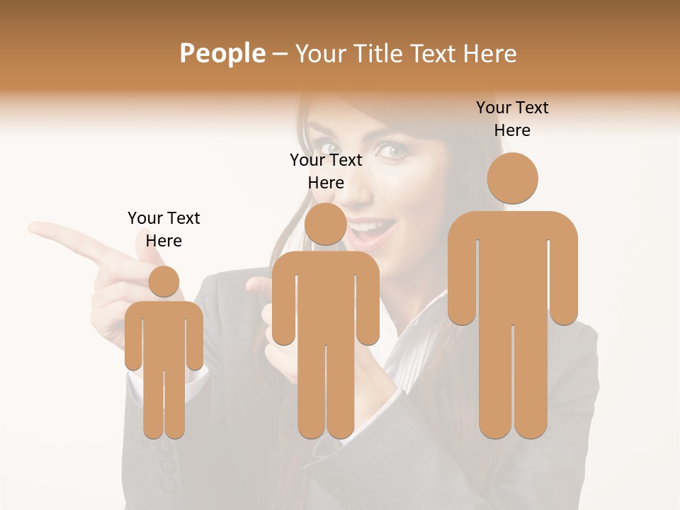 Face Young Standing PowerPoint Template