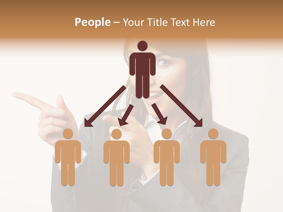 Face Young Standing PowerPoint Template