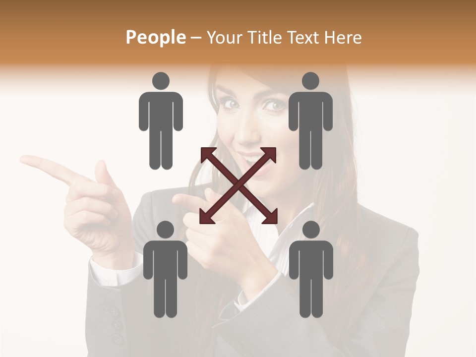 Face Young Standing PowerPoint Template