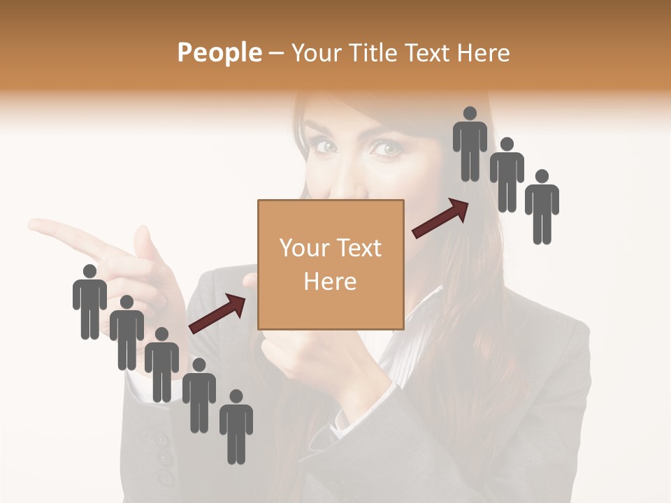 Face Young Standing PowerPoint Template