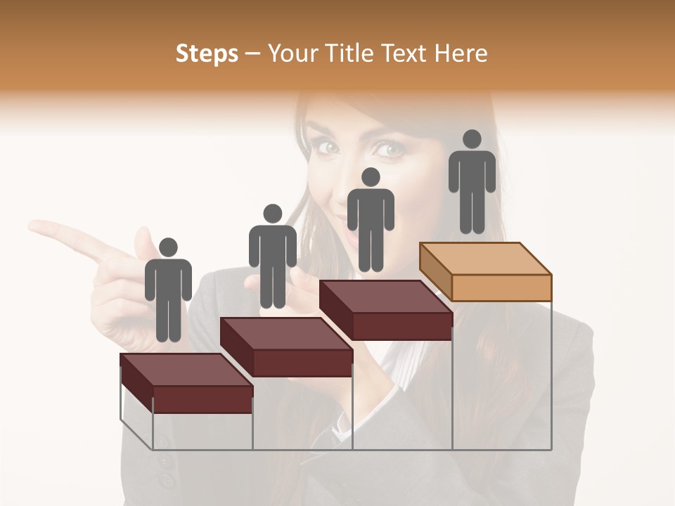 Face Young Standing PowerPoint Template