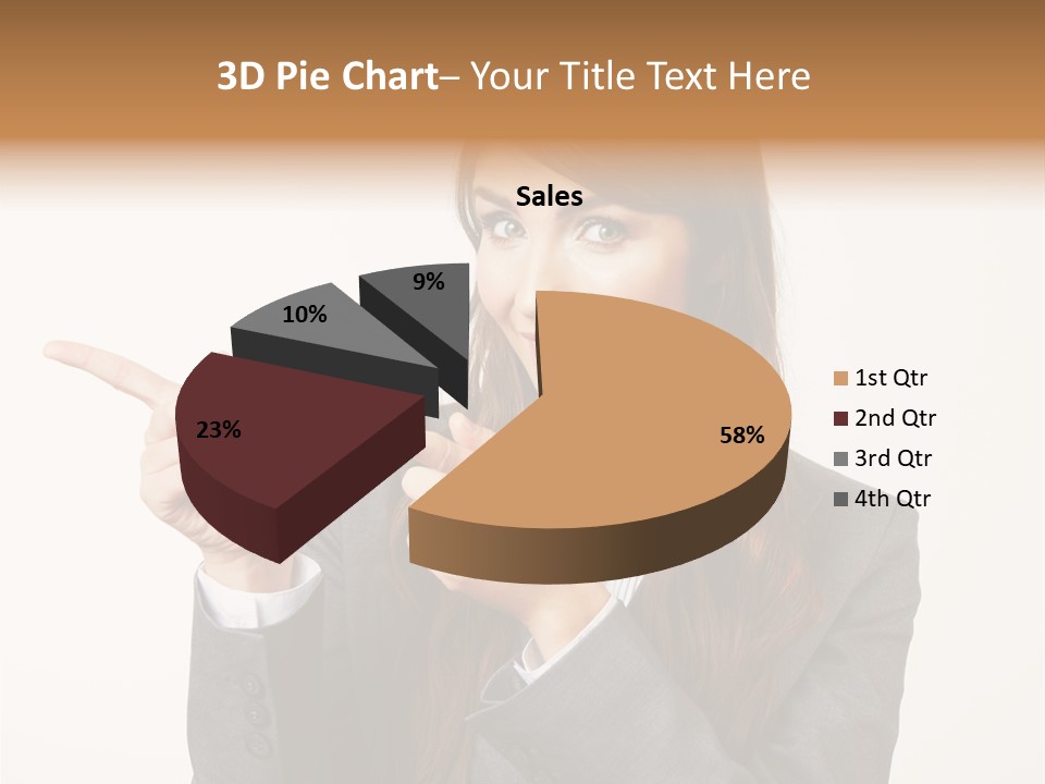 Face Young Standing PowerPoint Template