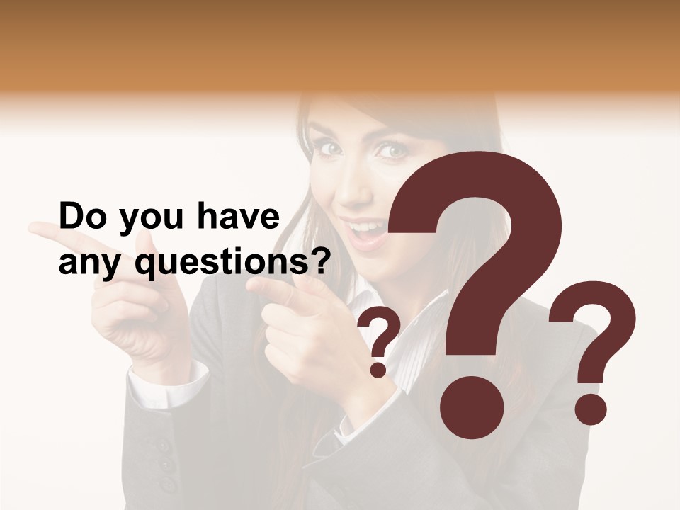 Face Young Standing PowerPoint Template