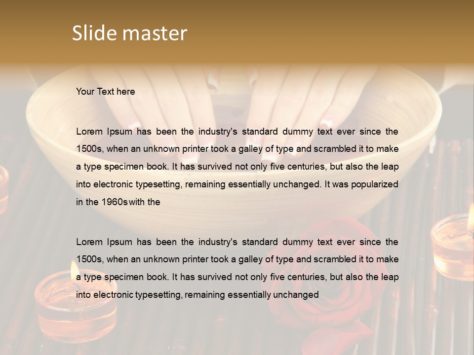 Handgun Bore Gun PowerPoint Template