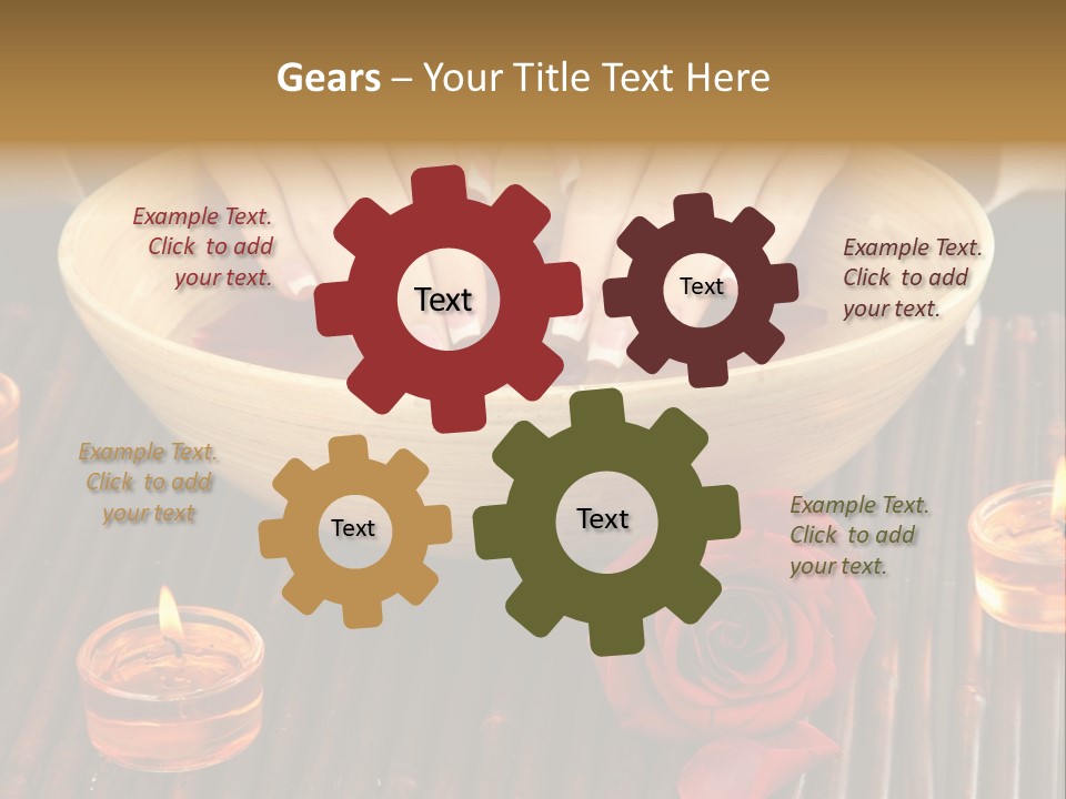 Handgun Bore Gun PowerPoint Template