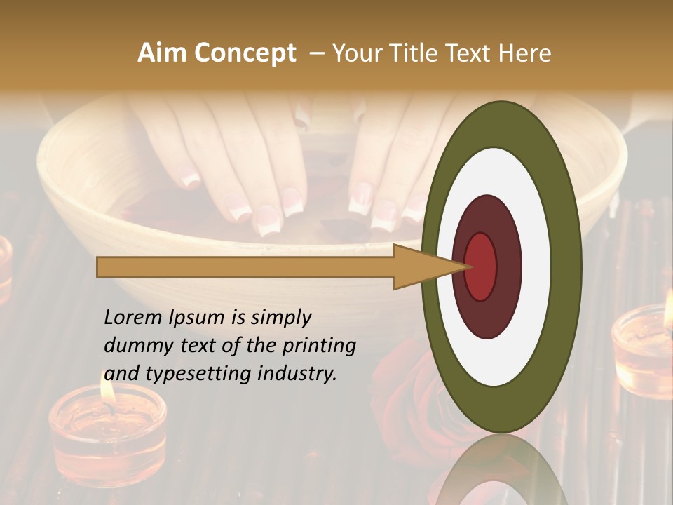 Handgun Bore Gun PowerPoint Template