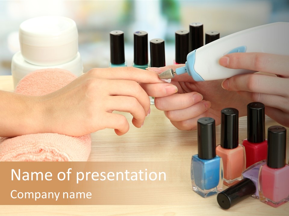Pampering Lifestyle Elegance PowerPoint Template