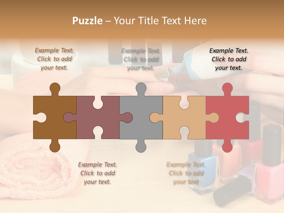 Pampering Lifestyle Elegance PowerPoint Template