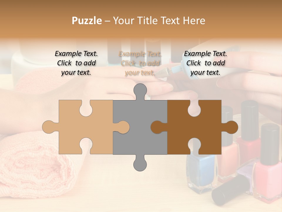 Pampering Lifestyle Elegance PowerPoint Template