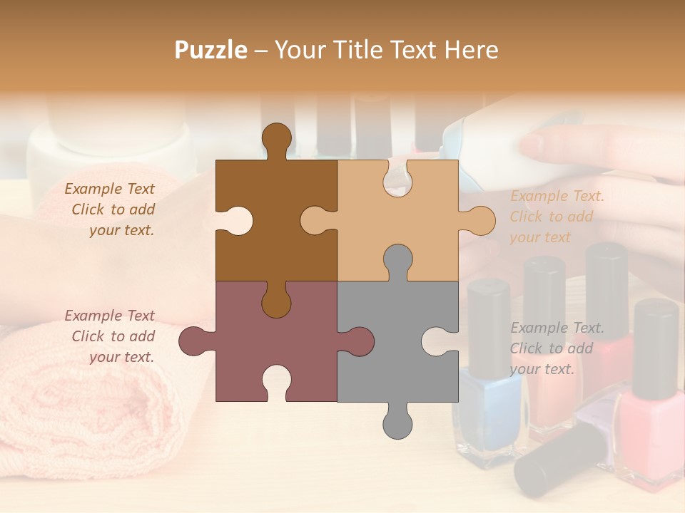 Pampering Lifestyle Elegance PowerPoint Template