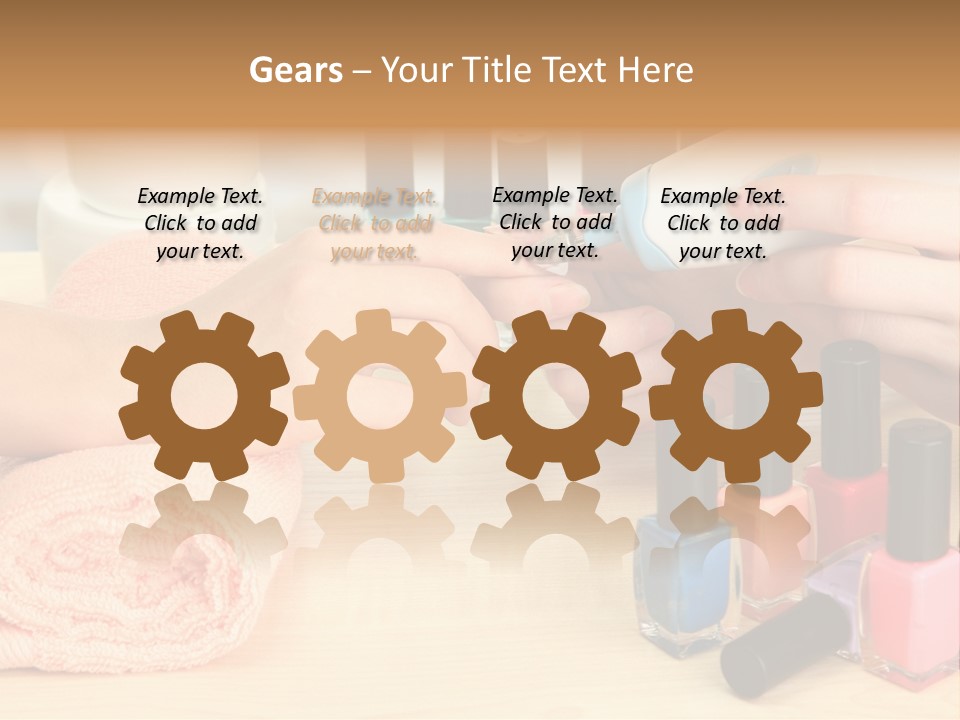 Pampering Lifestyle Elegance PowerPoint Template