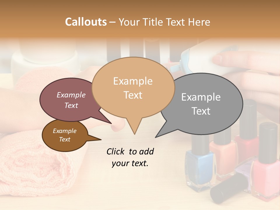 Pampering Lifestyle Elegance PowerPoint Template