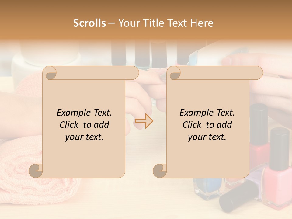 Pampering Lifestyle Elegance PowerPoint Template