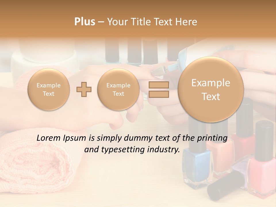 Pampering Lifestyle Elegance PowerPoint Template