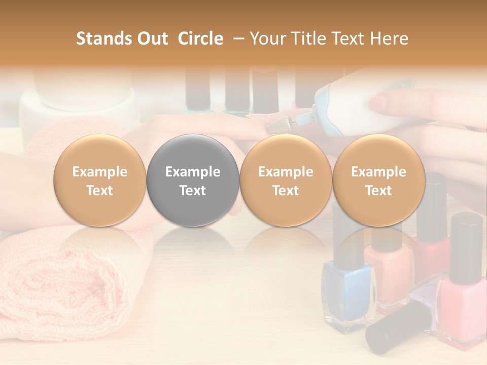 Pampering Lifestyle Elegance PowerPoint Template